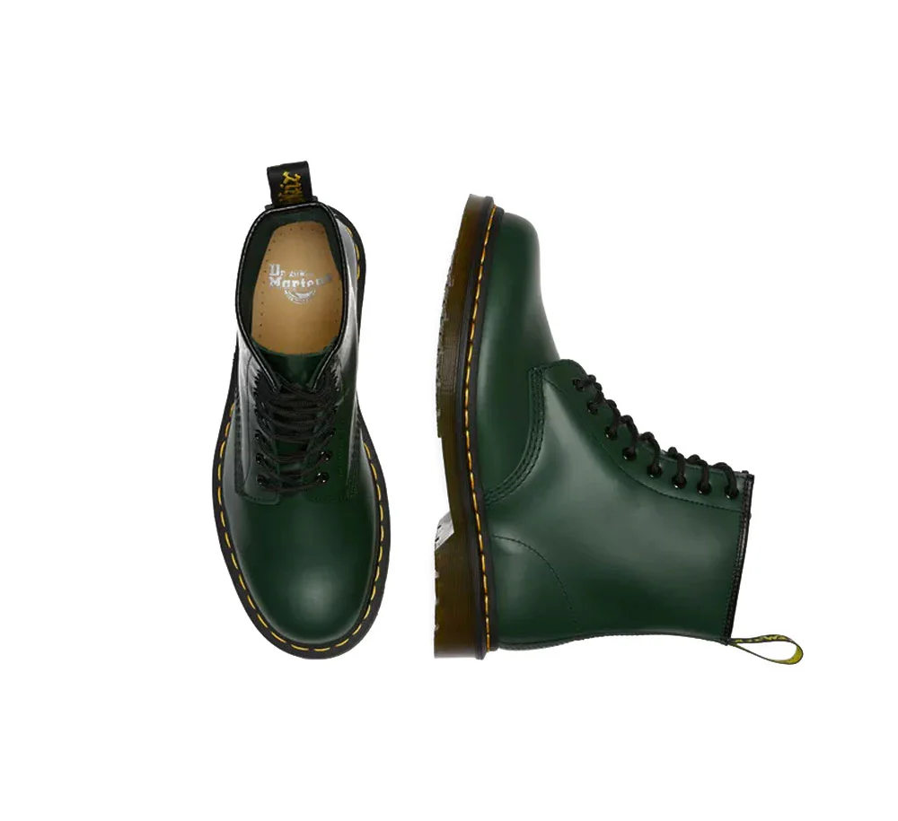 1460 Smooth Leather Lace Up Boots - Image 3
