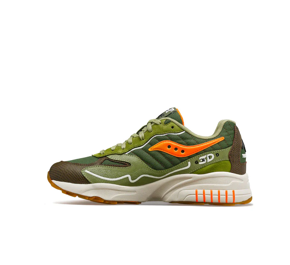 MAYBE TOMORROW X SAUCONY 3D GRID HURRICANE "TORTOISE" - Image 3