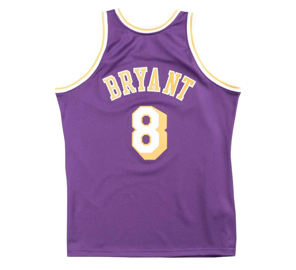 AUTHENTIC JERSEY LOS ANGELES LAKERS ROAD 1996-97 KOBE BRYANT - Image 2