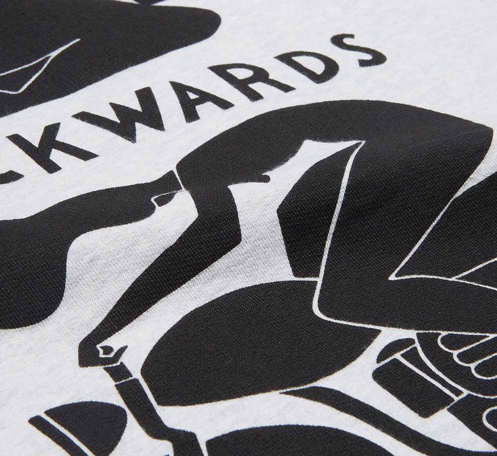 BACKWARDS HALF ZIP POLO SWEATSHIRT - Image 4