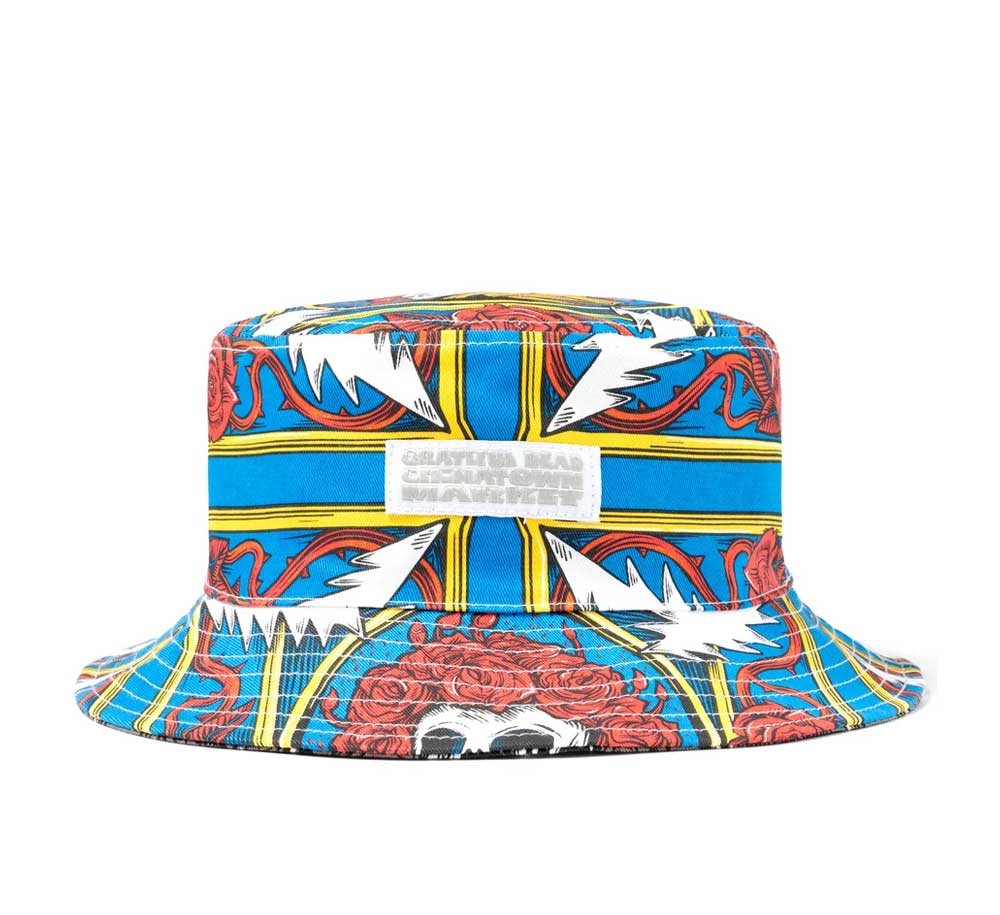 BORDER BANDANA BUCKET HAT