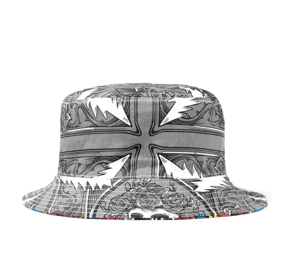 BORDER BANDANA BUCKET HAT - Image 2