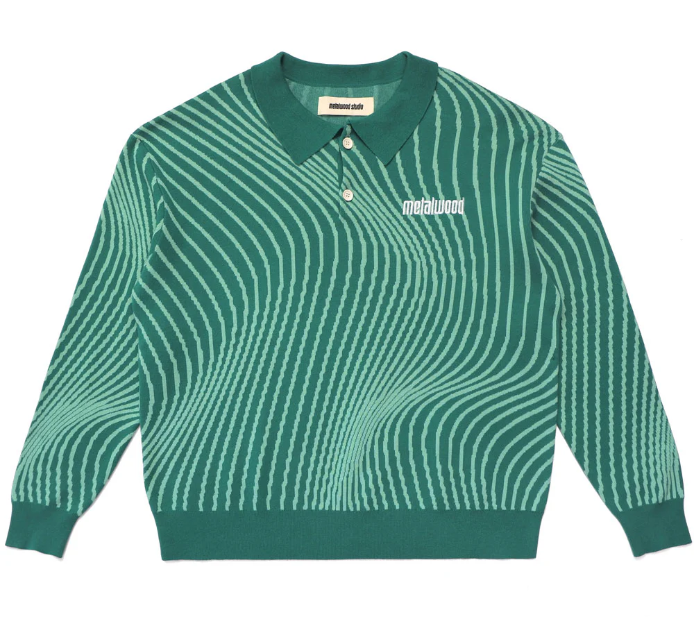 Bounding LS Knit Polo