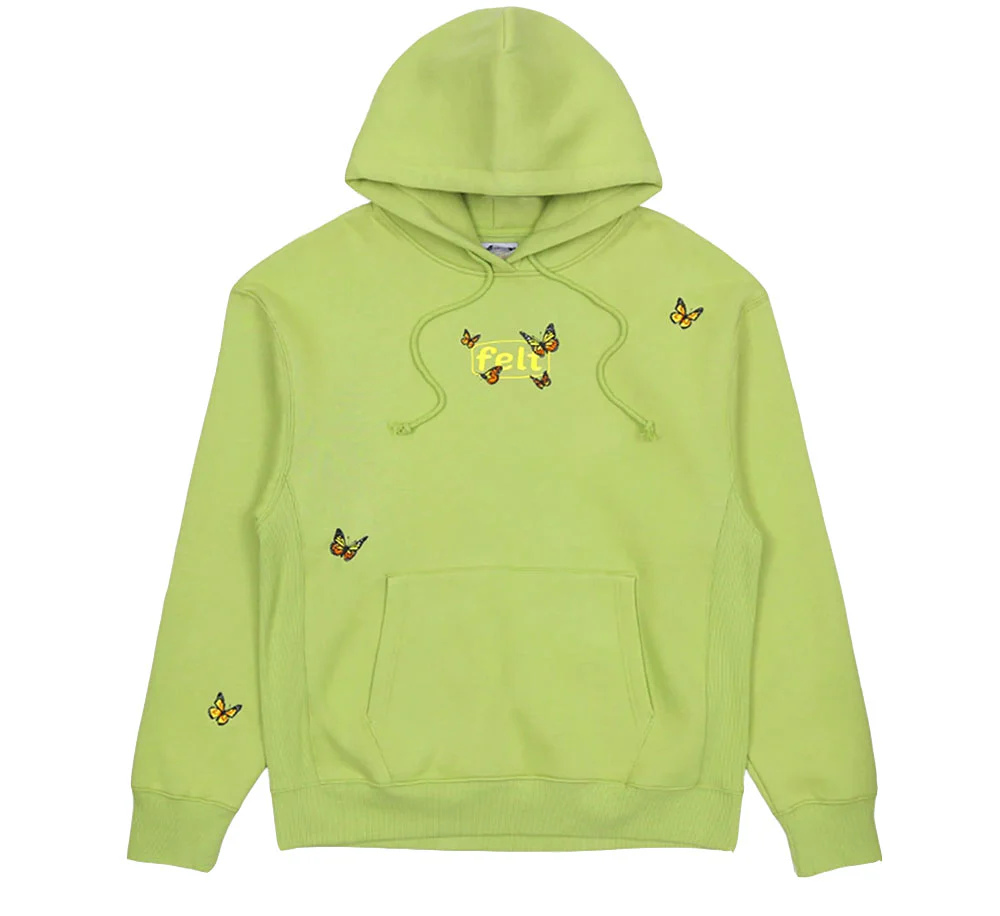 BUTTERFLY EMBROIDERED HOODIE