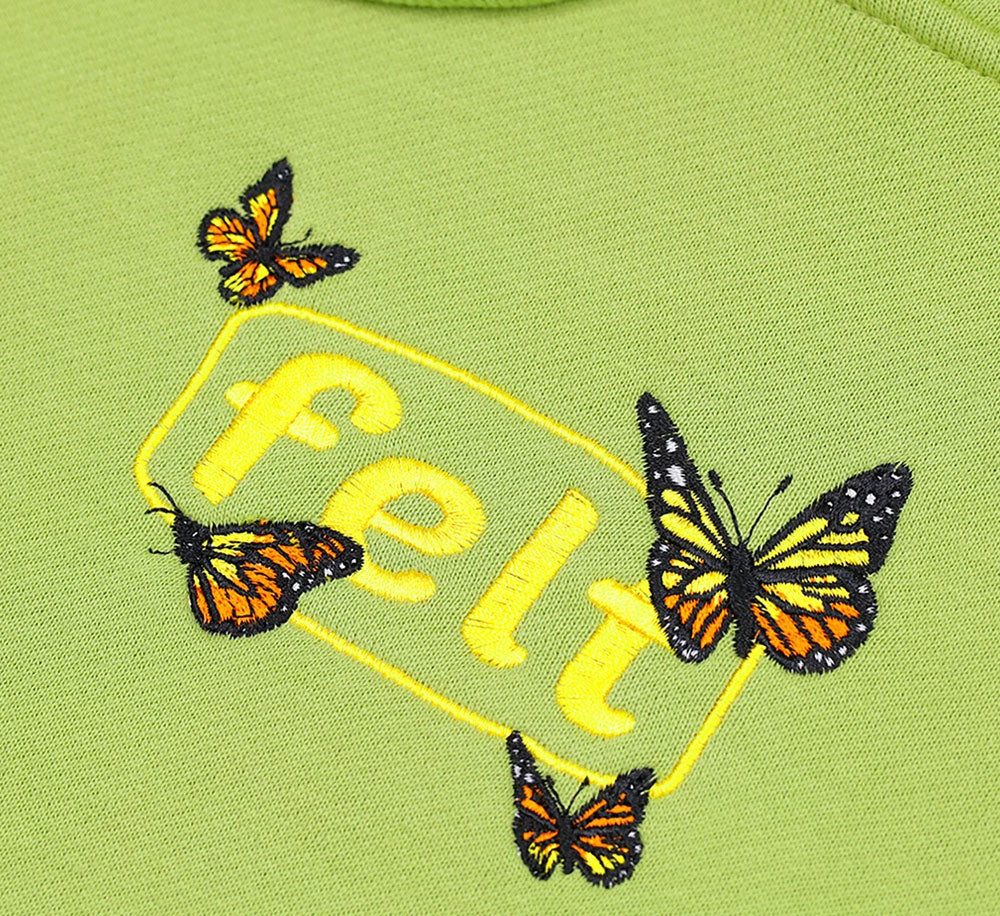BUTTERFLY EMBROIDERED HOODIE - Image 3