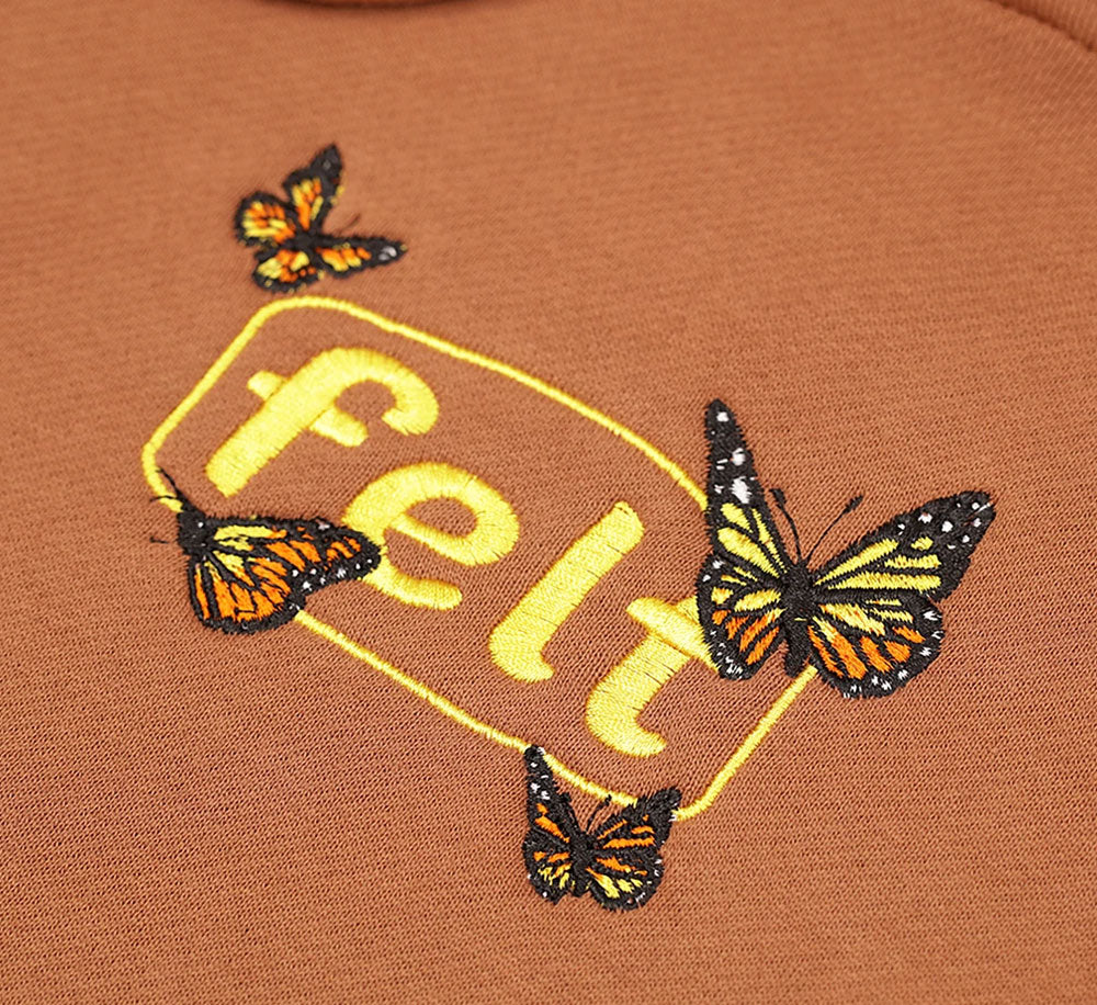 BUTTERFLY EMBROIDERED HOODIE - Image 3