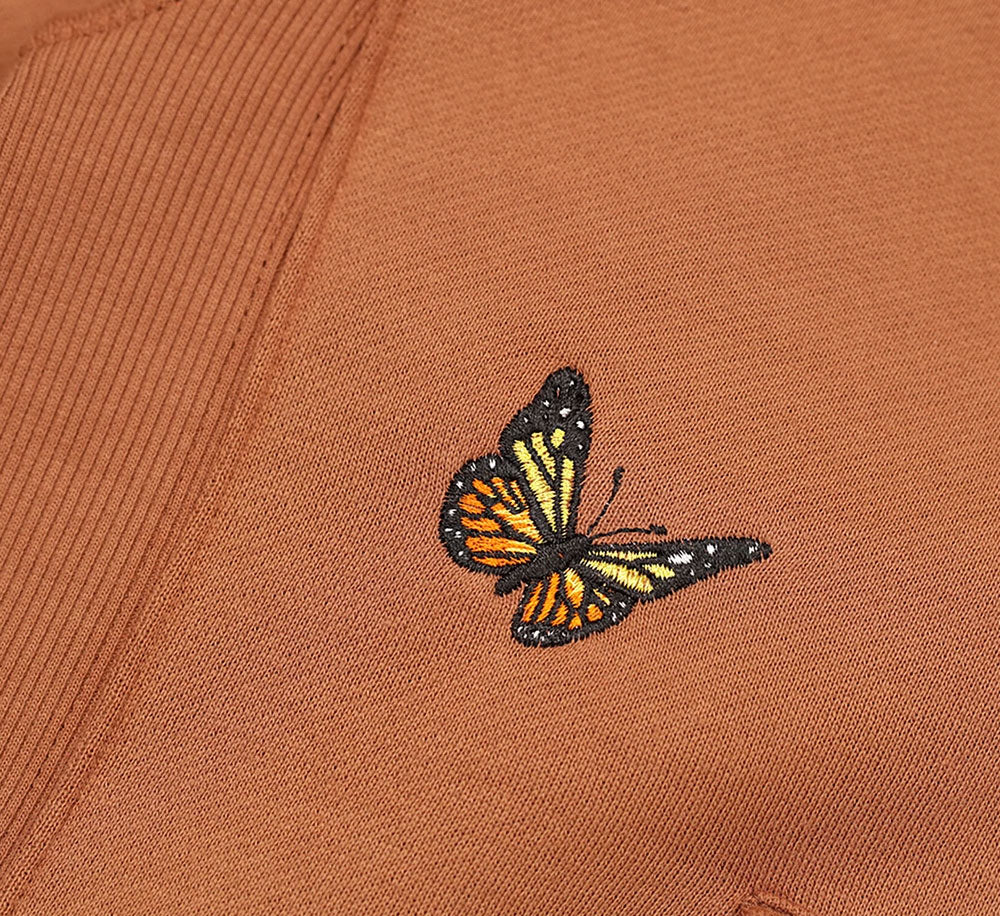 BUTTERFLY EMBROIDERED HOODIE - Image 4