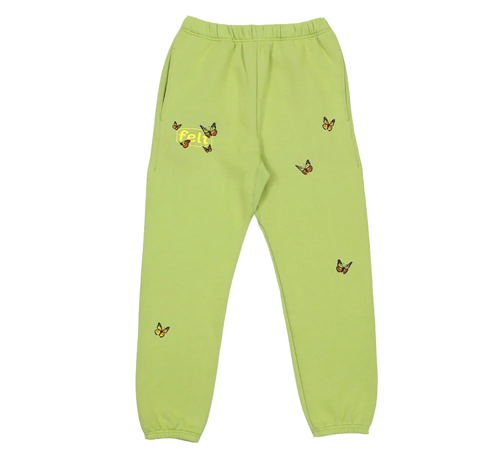 BUTTERFLY EMBROIDERED SWEATPANT