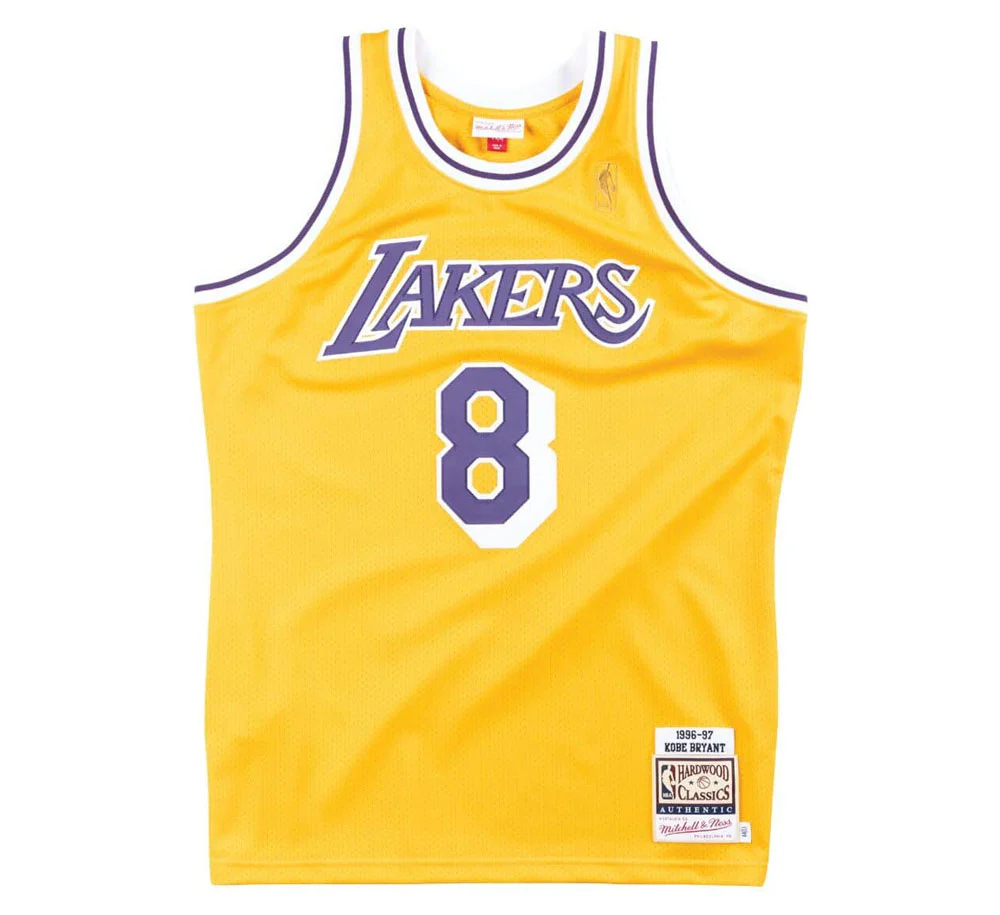 AUTHENTIC JERSEY LOS ANGELES LAKERS HOME 1996-97 KOBE BRYANT