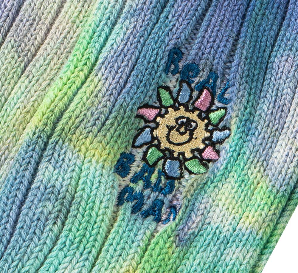 DELIC SUN TIE DYE & EMBROIDERED SOCKS - Image 2