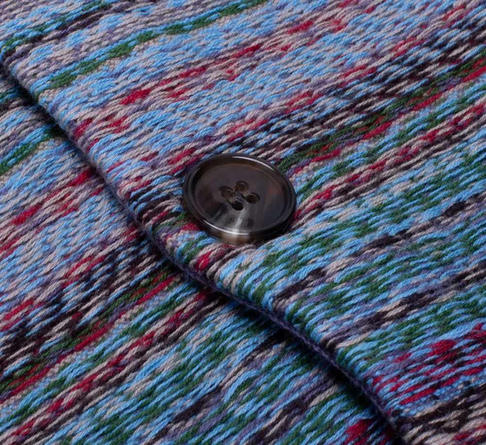 DILL PAINTING INTARSIA CARDIGAN - Image 3