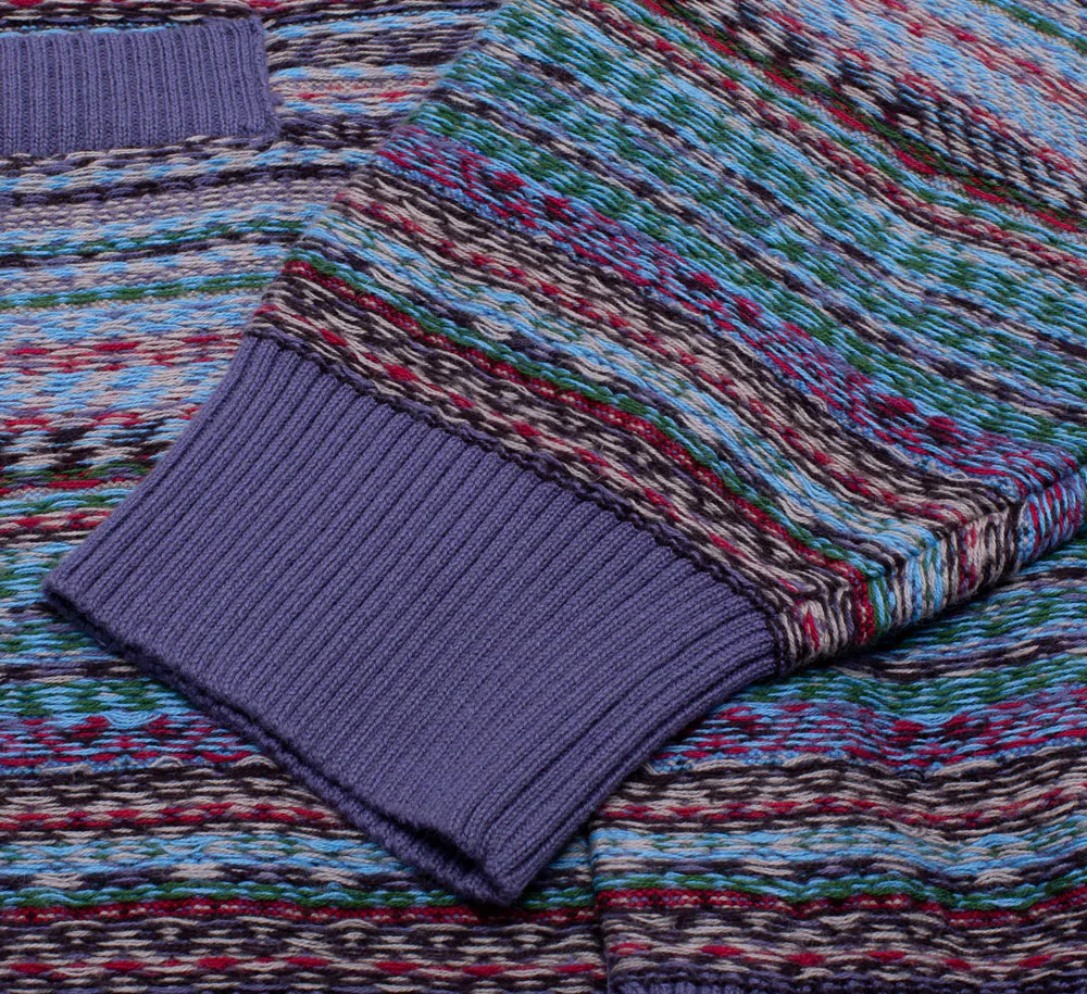DILL PAINTING INTARSIA CARDIGAN - Image 4