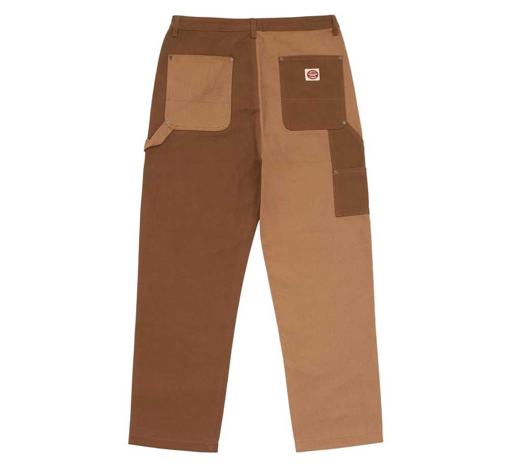 DOUBLE KNEE COLORBLOCK WORK PANTS - Image 2