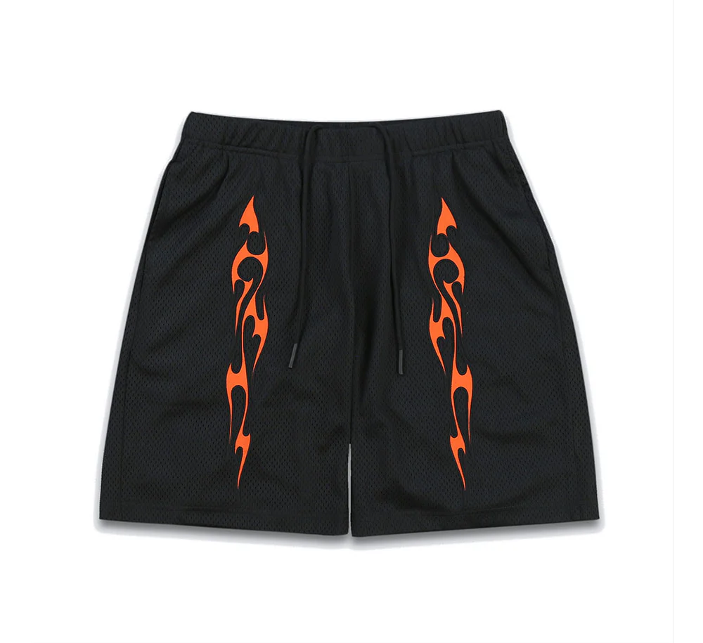 Flame Mesh Shorts