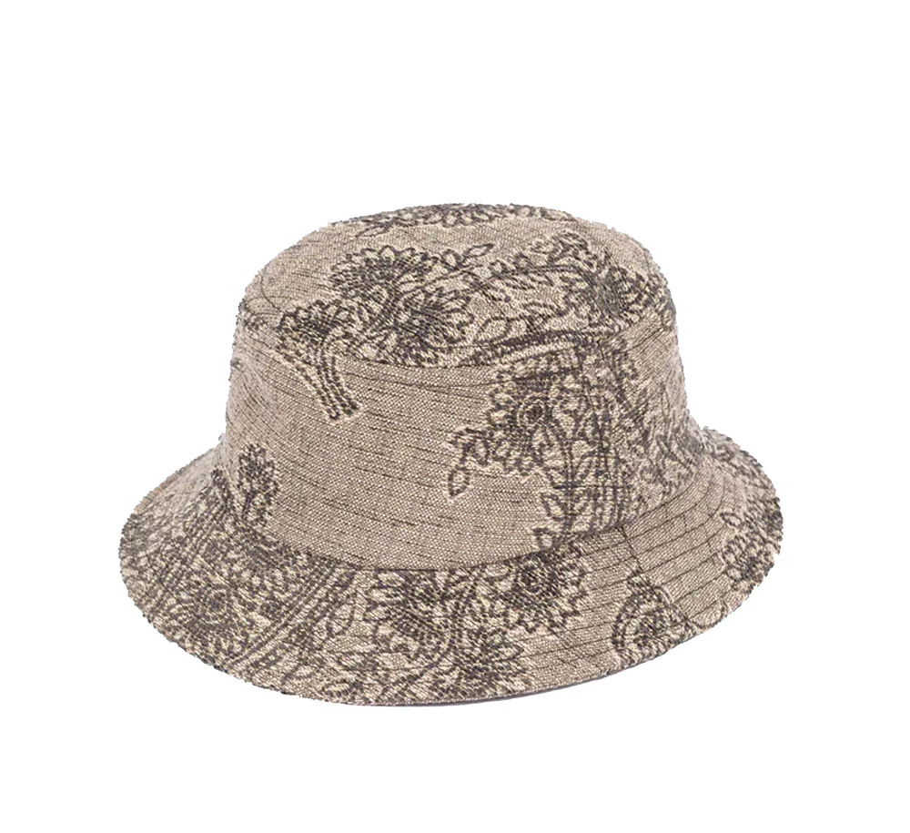 FLORAL DEMASK BUCKET HAT - Image 2