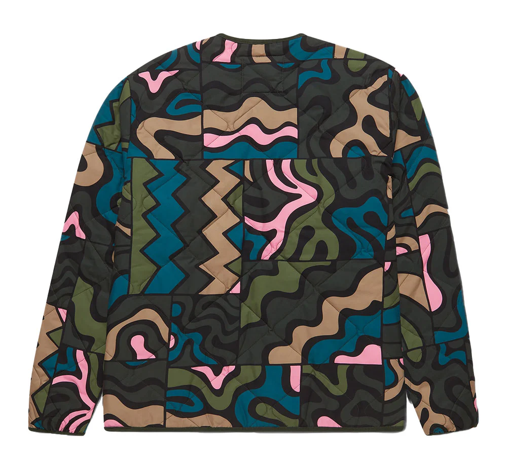 GEM STONE PATTERN QUILTED JACKET - Image 2