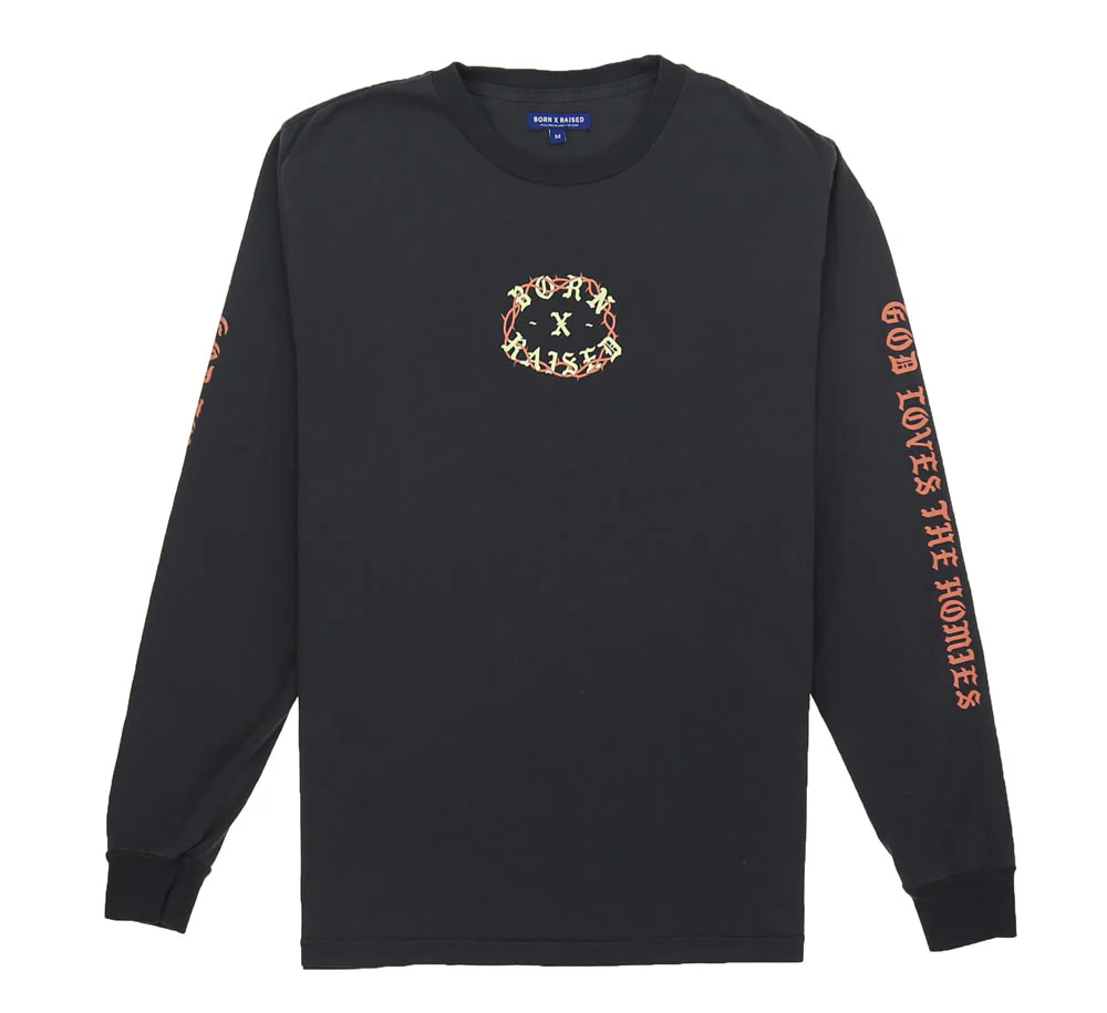GOD LOVES THE HOMIES L/S TEE - Image 2