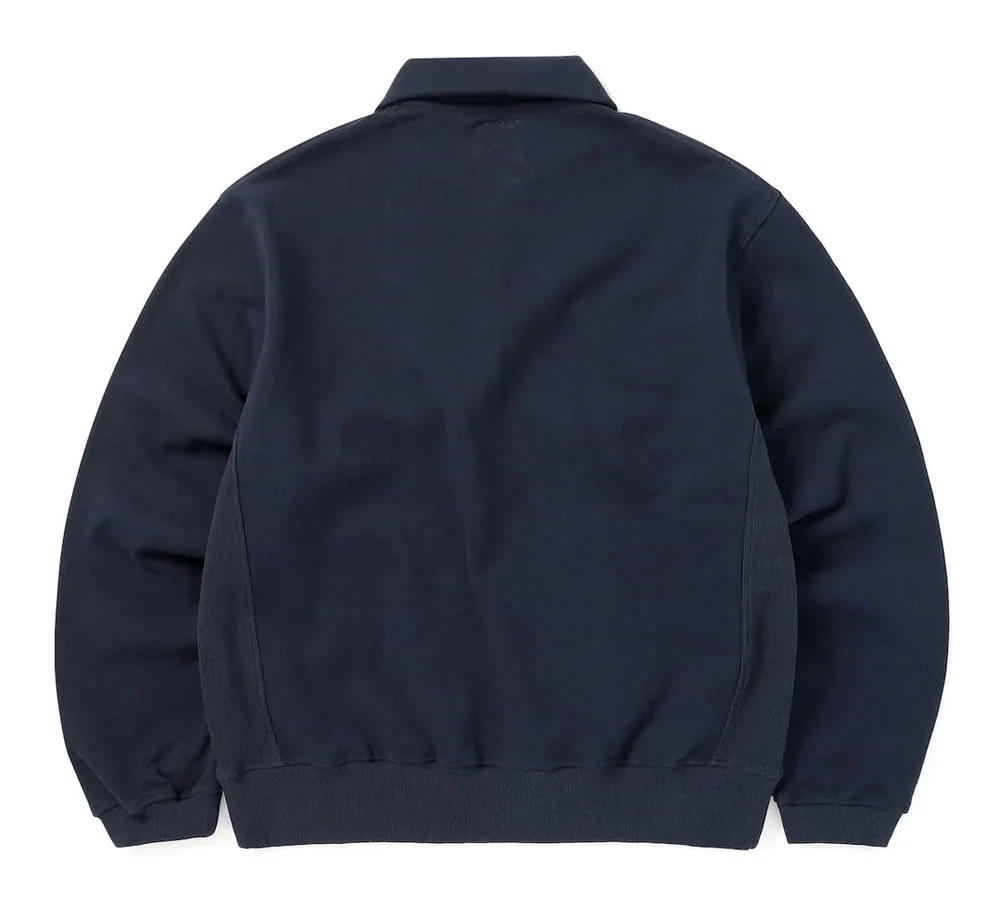 HALF ZIP POLO SWEATSHIRT - Image 2