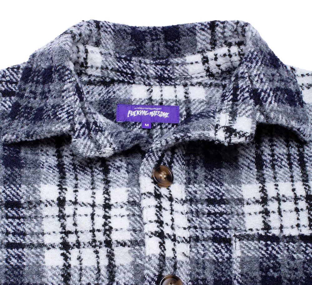 HEAVY FLANNEL OVERSHIRT - Image 3