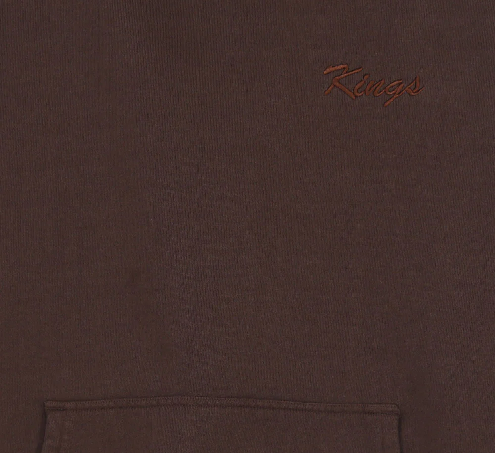 Kings Big Script Garment Washed Hoodie - Image 2