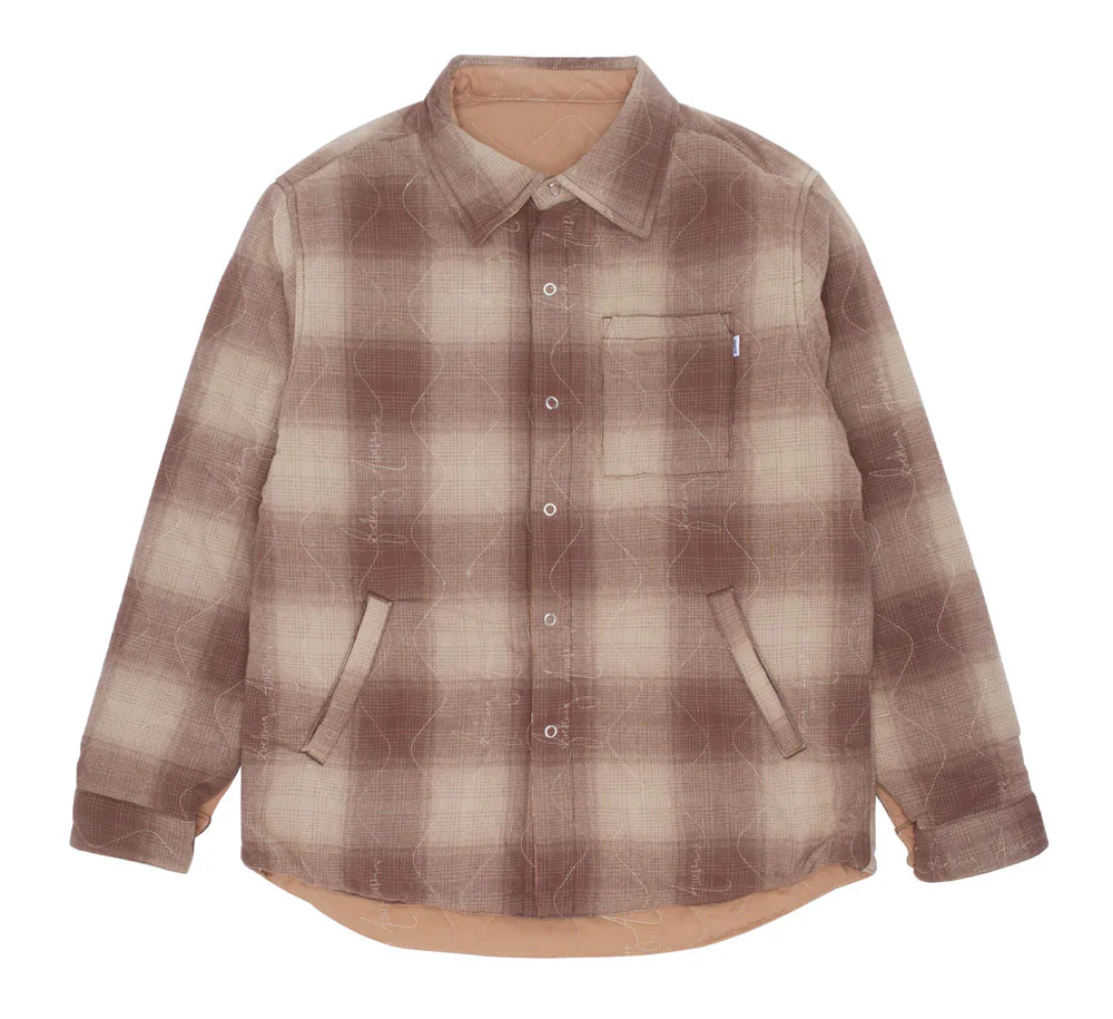 LIGHTWEIGHT REVERSIBLE FLANNEL JACKET