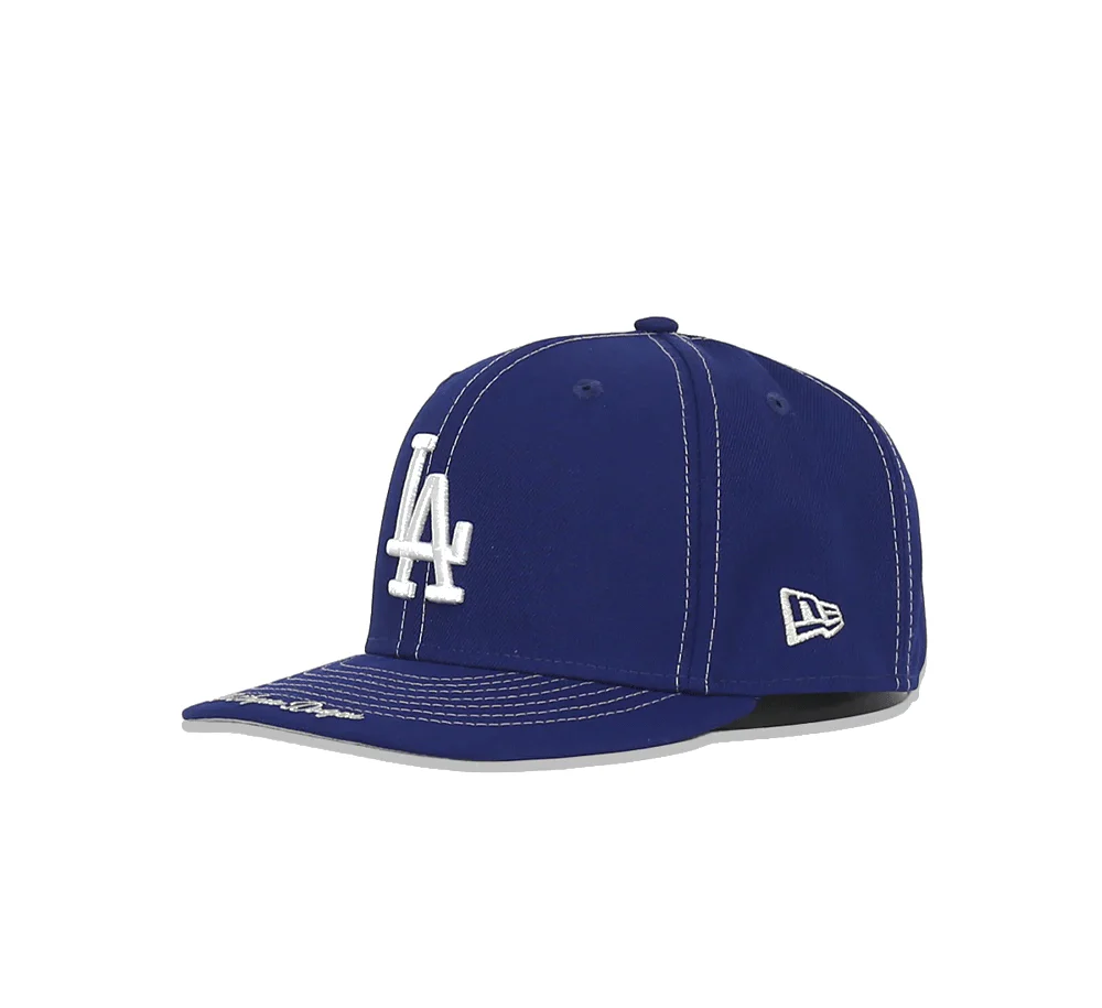 Los Angeles Dodgers Contrast Stitch 59Fifty Fitted Cap - Image 3
