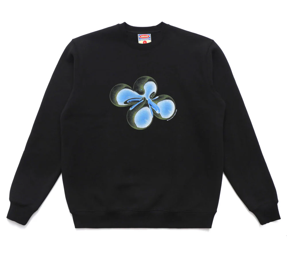 Metal Flower Crewneck Sweatshirt