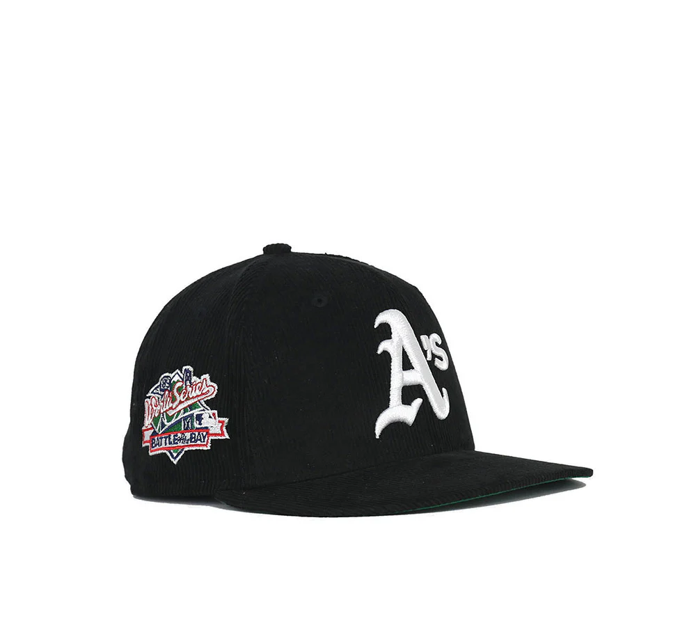 OAKLAND ATHLETICS CORDUROY 1989 BOB WS 5950 FITTED CAP - Image 2