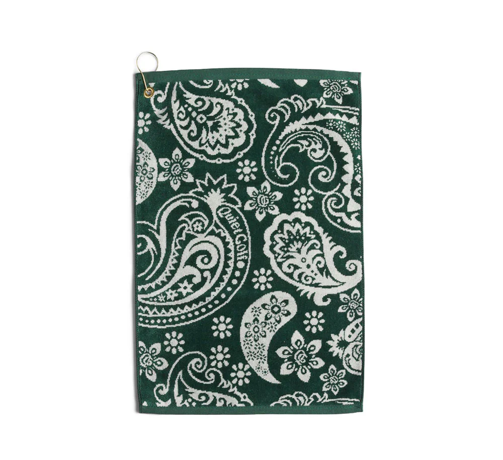 QUIET PAISLEY GOLF TOWEL - Image 2