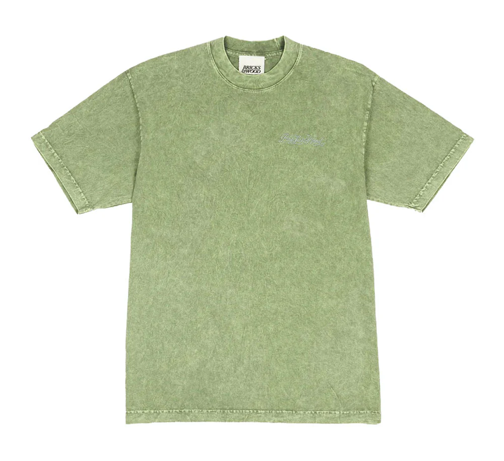 SCRIPT LOGO MINERAL WASH TEE