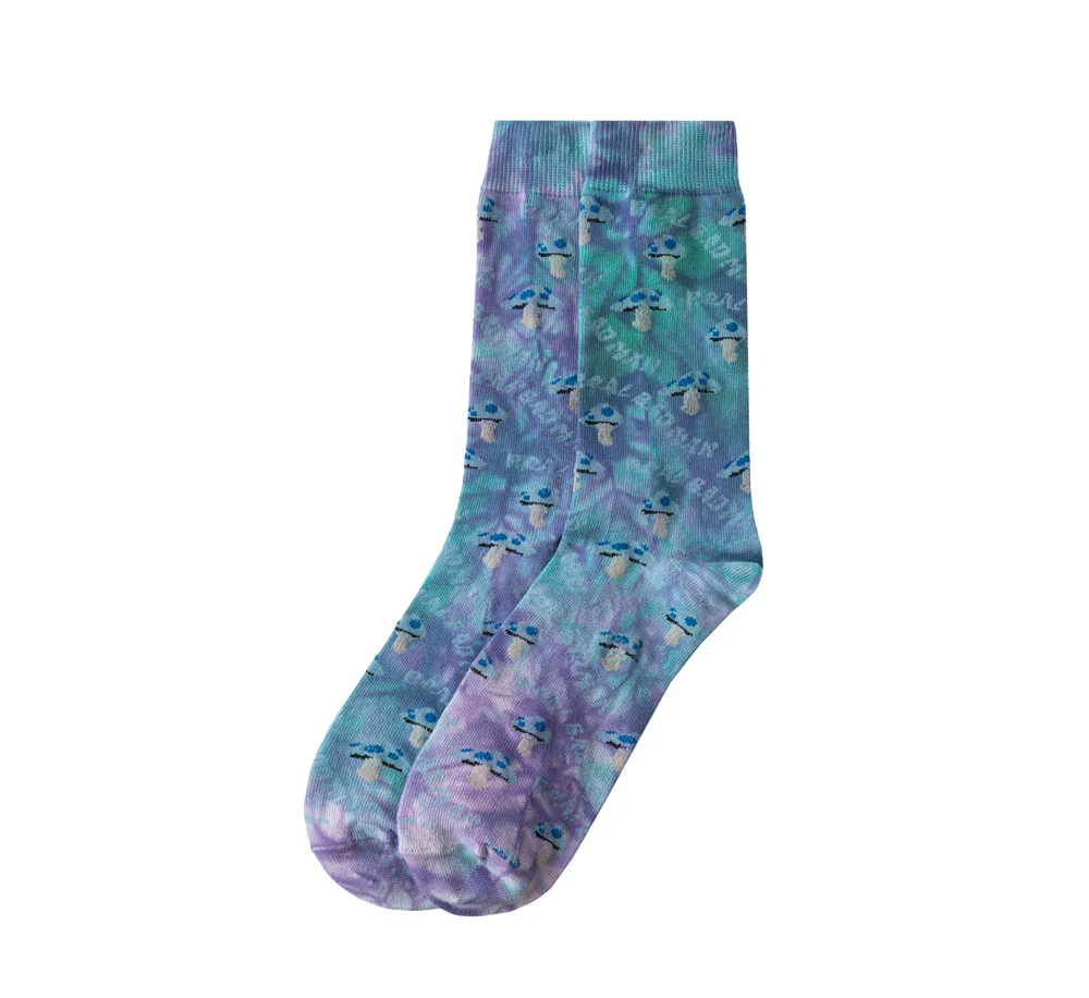 SHROOMER JACQUARD TIE DYE SOCKS