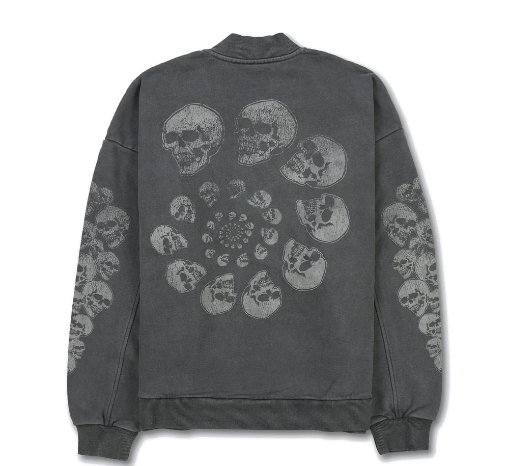 Skull Spiral Quarter Zip - Image 2