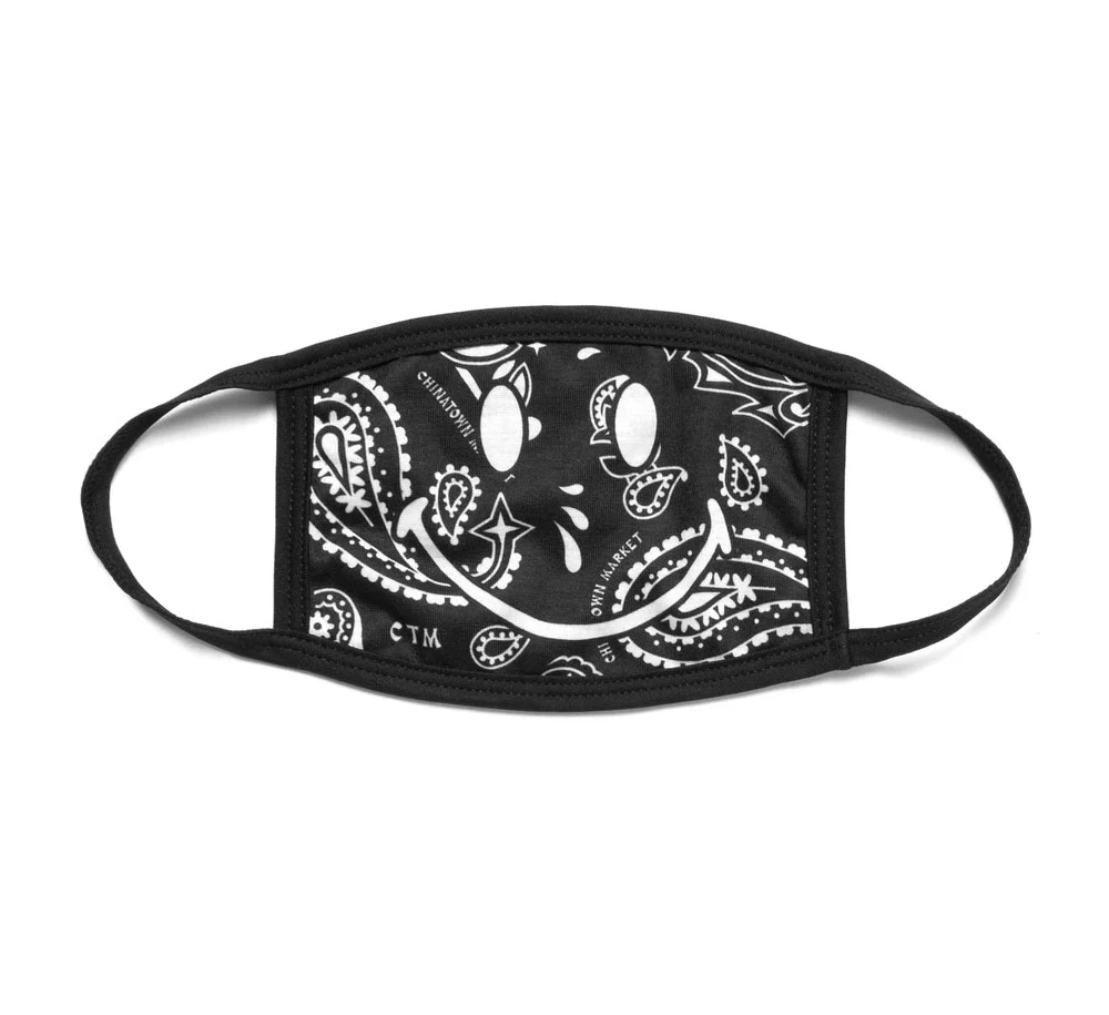 SMILEY PAISLEY FACEMASK