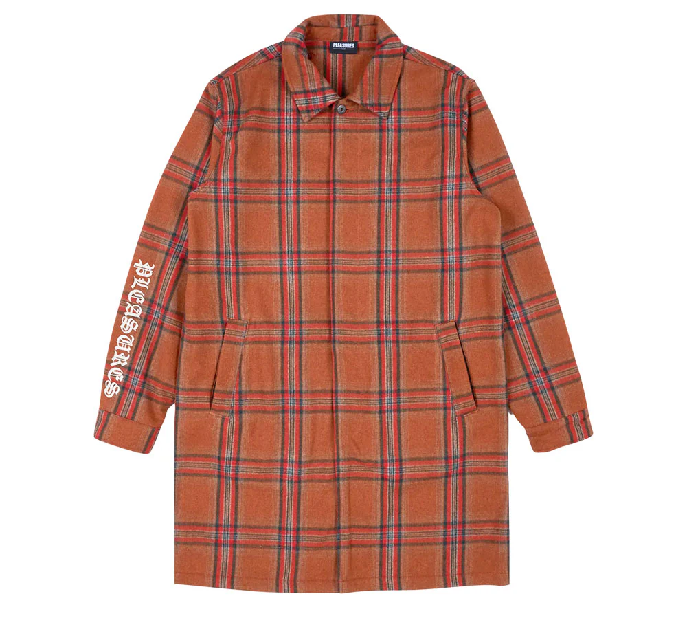 SOUL PLAID TRENCH