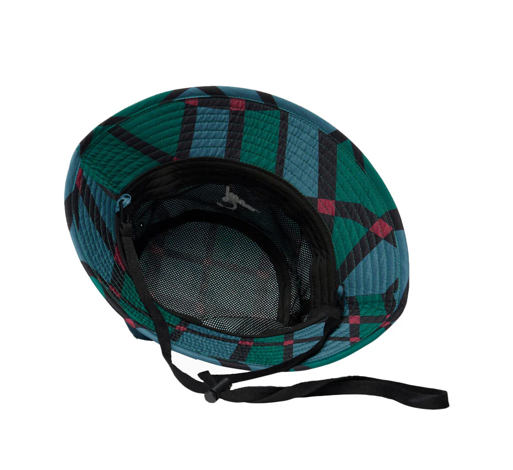 SQUARED WAVES PATTERN SAFARI HAT - Image 2