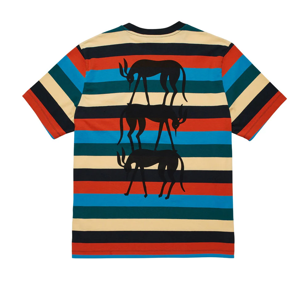 STACKED PETS ON STRIPES T-SHIRT - Image 2