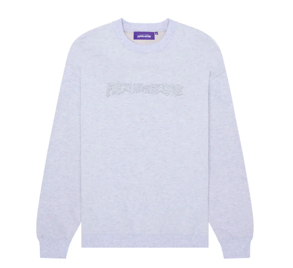 STAMP EMBOSSED CREWNECK