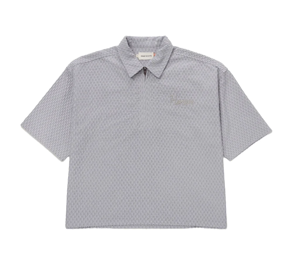 Textured Knit Quarter Zip
