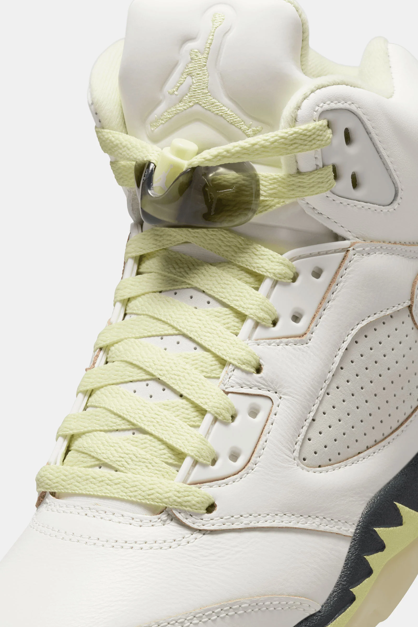 Women's Air Jordan 5 Retro "Luminous Green and Sail" - Image 6