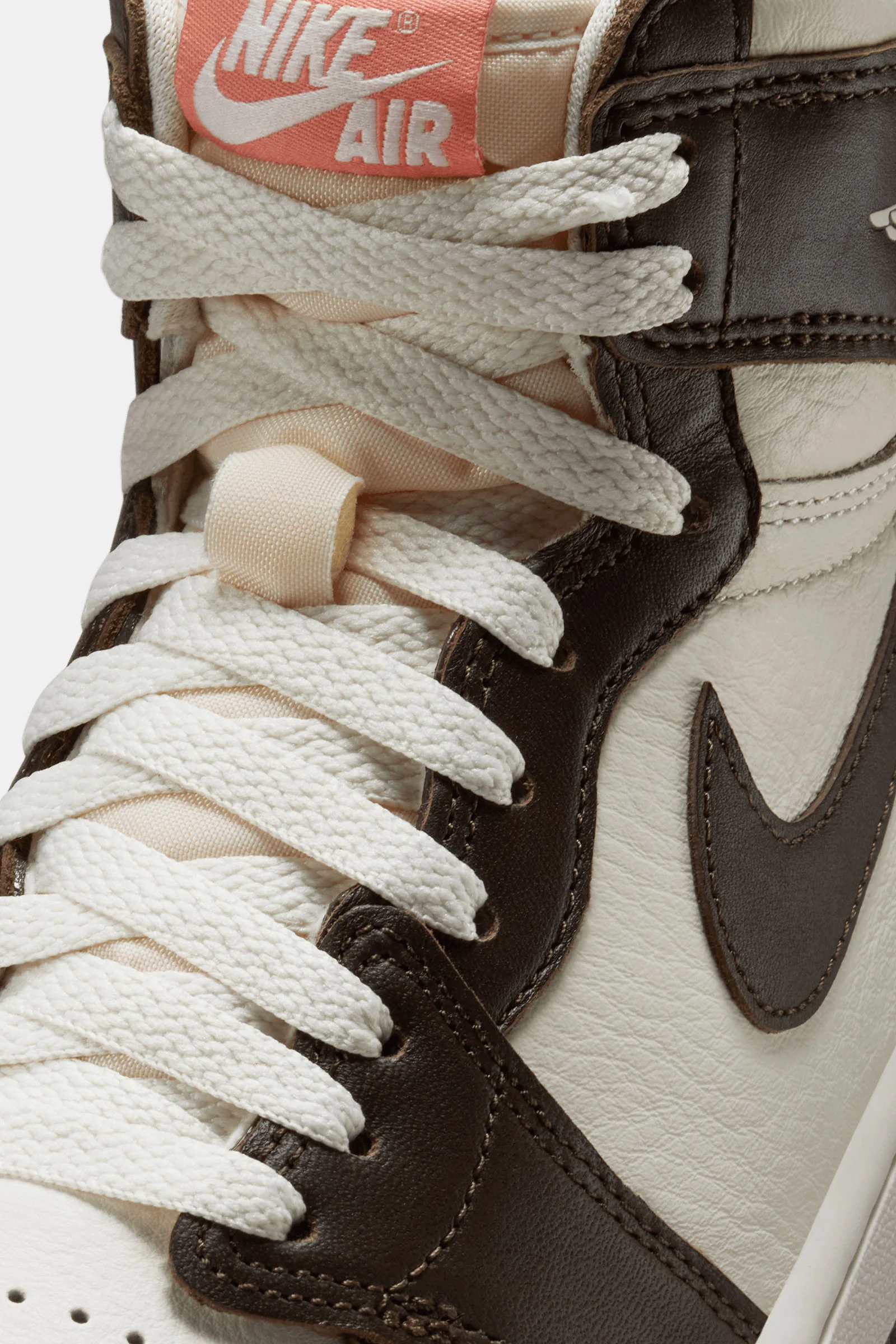 Womens Jordan 1 Retro High OG "Baroque Brown and Sail" - Image 6